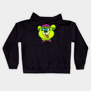 green head cartoon Kids Hoodie